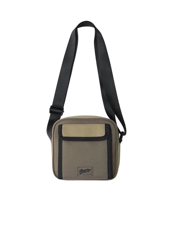 Pull&Bear Pull&Bear Torba preko ramena 'STWD'  kaki / crna