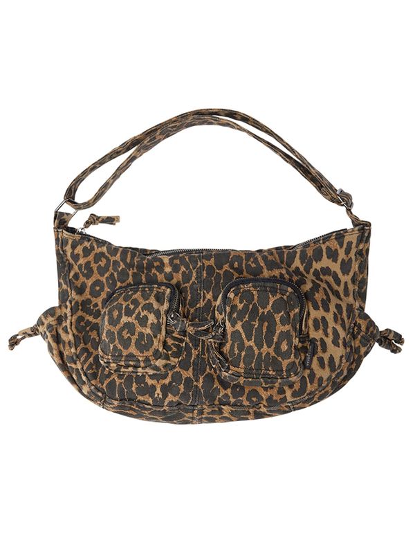 Pull&Bear Pull&Bear Torba za na rame  zeleno smeđa / crna