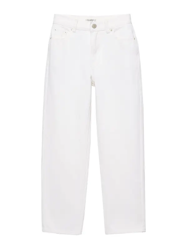 Pull&Bear Pull&Bear Traperice  bijeli traper