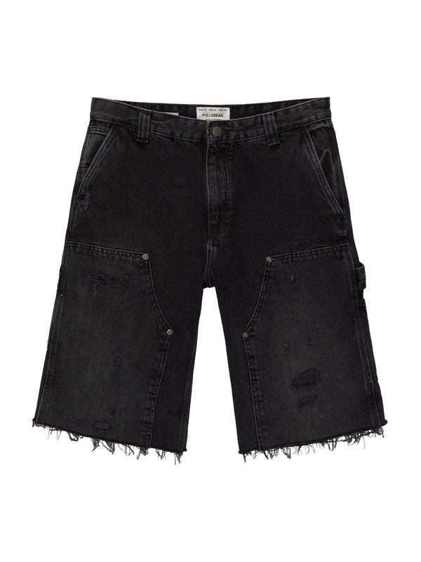 Pull&Bear Pull&Bear Traperice  crni traper