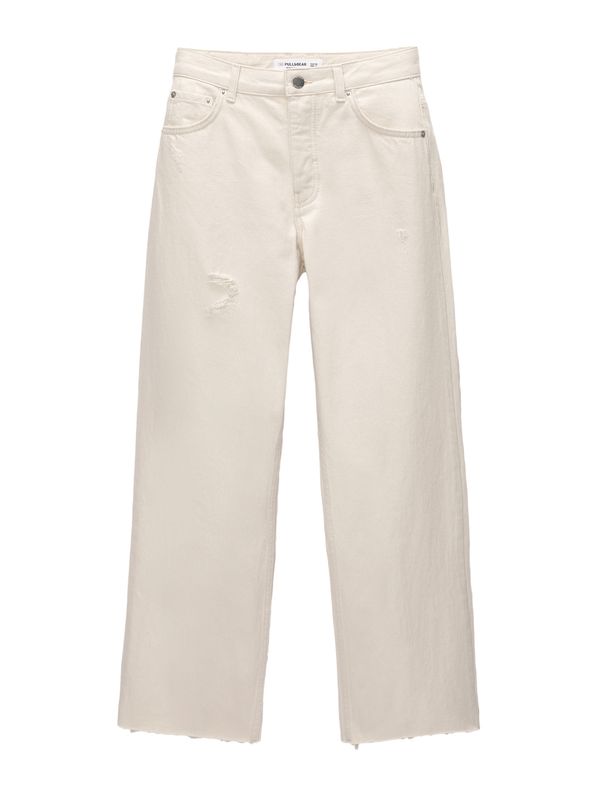 Pull&Bear Pull&Bear Traperice  ecru/prljavo bijela