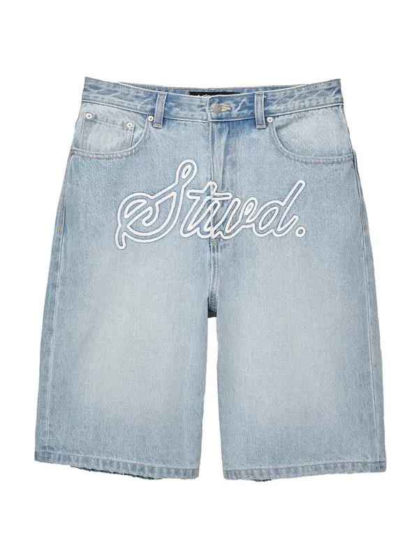 Pull&Bear Pull&Bear Traperice  plavi traper / bijela