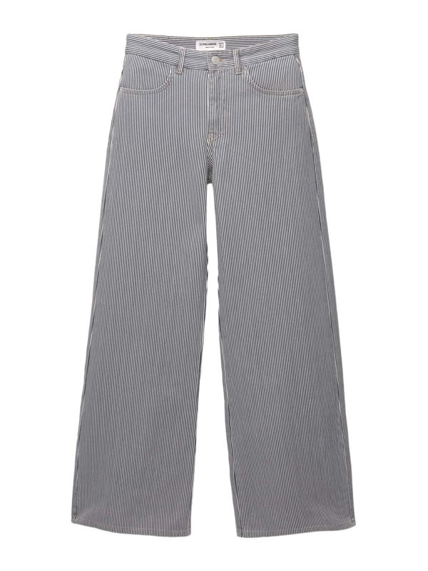 Pull&Bear Pull&Bear Traperice  tamno plava / bijela