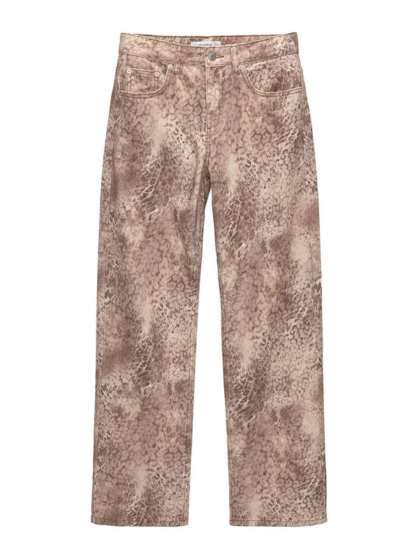 Pull&Bear Pull&Bear Traperice  toplo smeđa / brokat / tamno smeđa