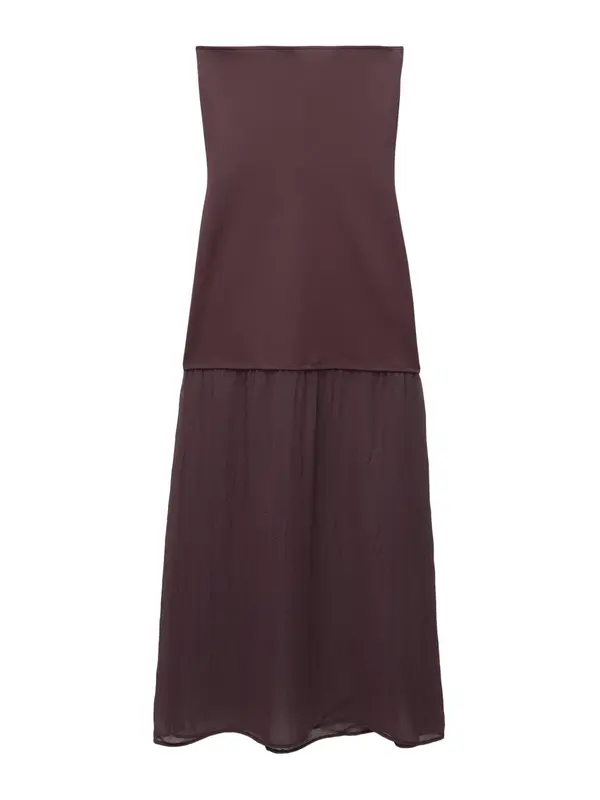 Pull&Bear Pull&Bear Večernja haljina  burgund