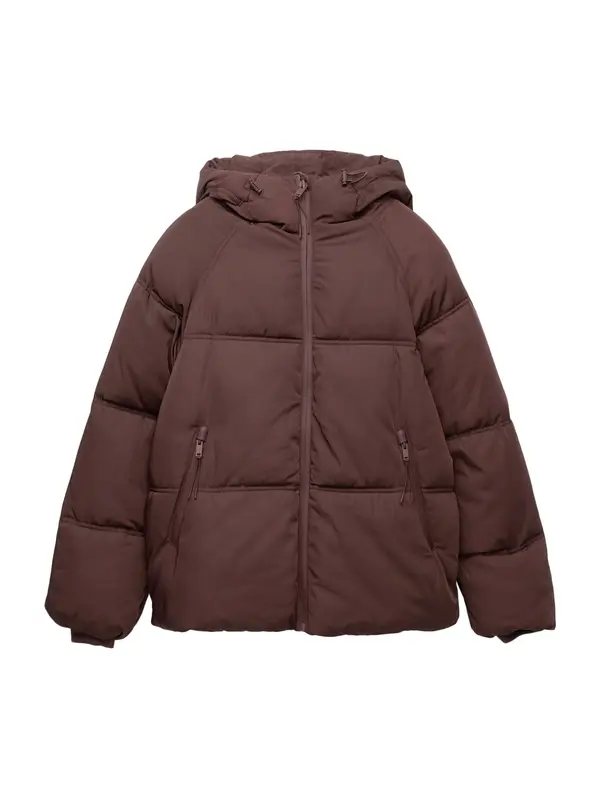 Pull&Bear Pull&Bear Zimska jakna  boja vina