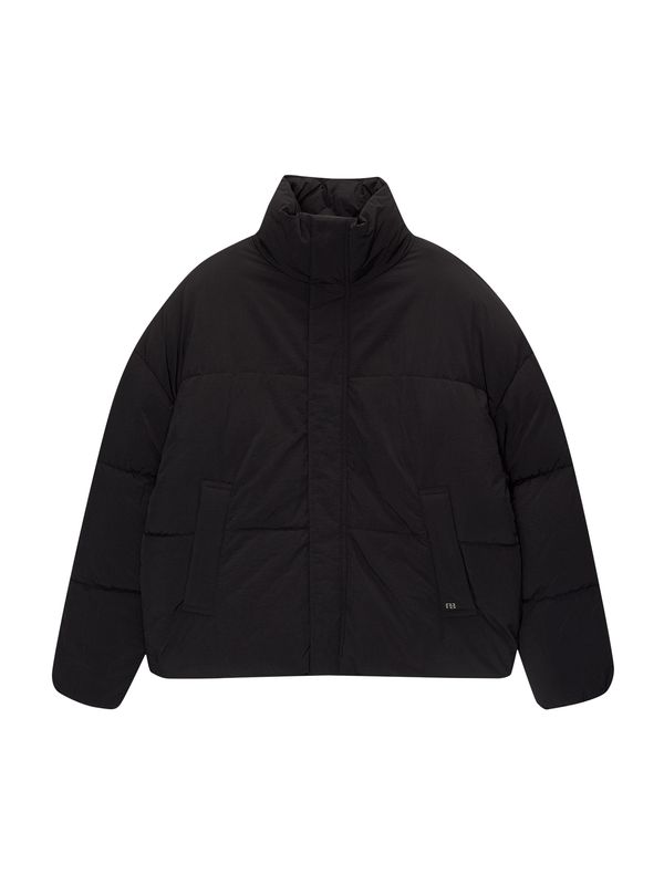 Pull&Bear Pull&Bear Zimska jakna  crna / prljavo bijela