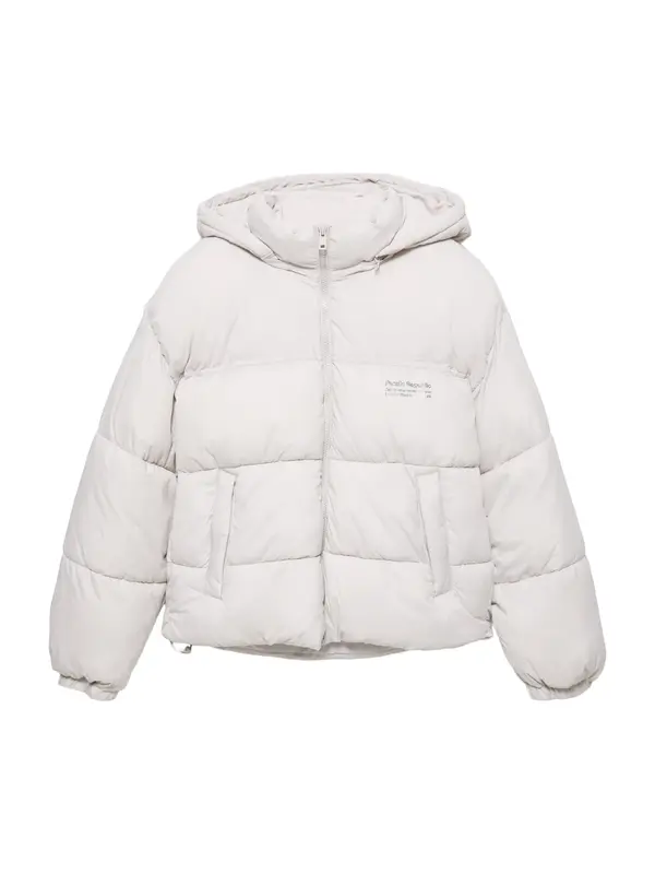 Pull&Bear Pull&Bear Zimska jakna 'PACIFIC'  bijela