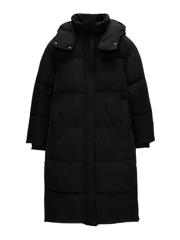 Pull&Bear Pull&Bear Zimski kaput  crna