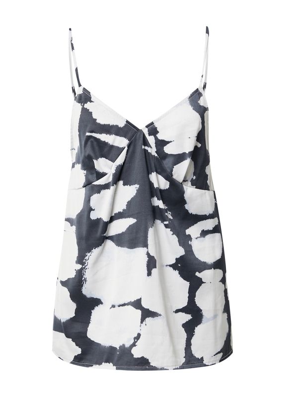 PULZ Jeans PULZ Jeans Top 'CALLA'  crna / bijela