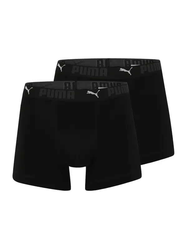 PUMA PUMA Bokserice  crna / bijela