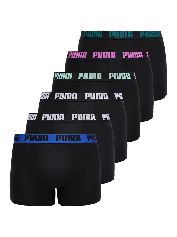 PUMA PUMA Bokserice  tamno plava / pastelno zelena / crna / bijela
