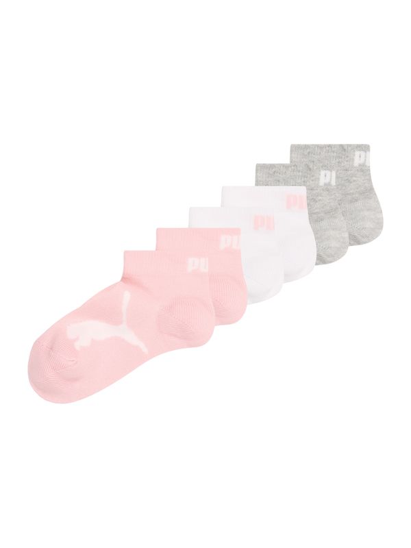 PUMA PUMA Čarape  siva melange / rosé / bijela
