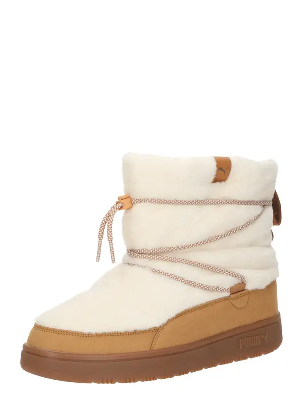 PUMA PUMA Čizme za snijeg 'Snowbae Suede'  smeđa / bijela