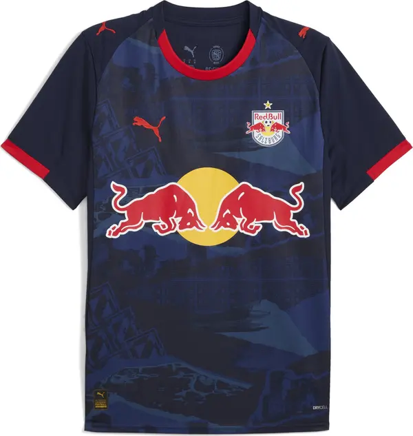 PUMA PUMA Dres 'FC Red Bull Salzburg 25/26'  plava / mornarsko plava / crvena / bijela