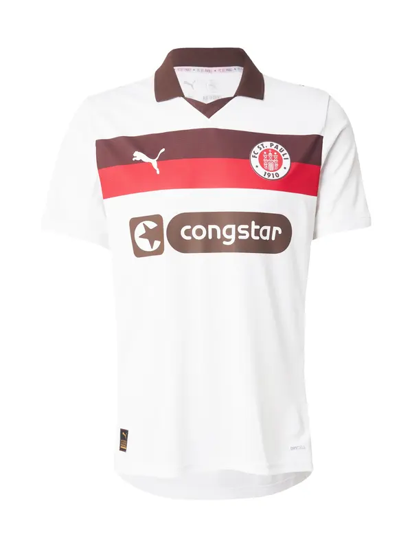PUMA PUMA Dres 'FC St. Pauli 25/26'  smeđa / crvena / crna / bijela