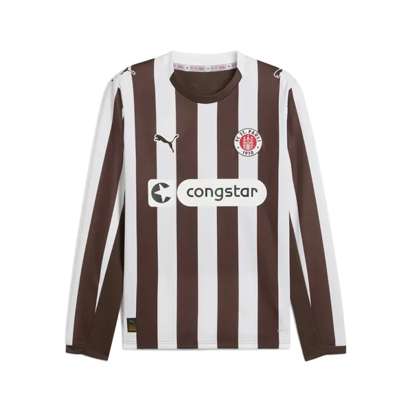 PUMA PUMA Dres 'FC St. Pauli 25/26'  tamno smeđa / crna / bijela