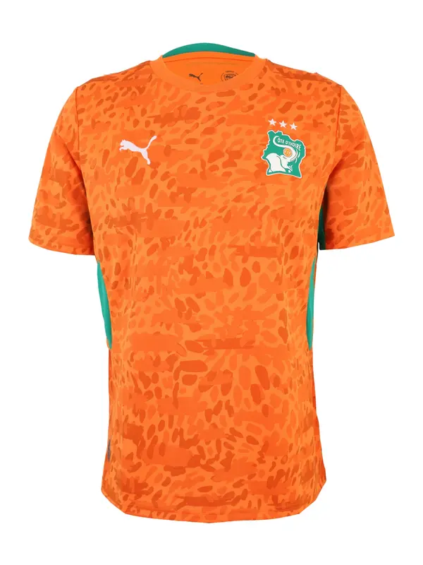 PUMA PUMA Dres 'FIF'  smaragdno zelena / narančasta / tamno narančasta / bijela