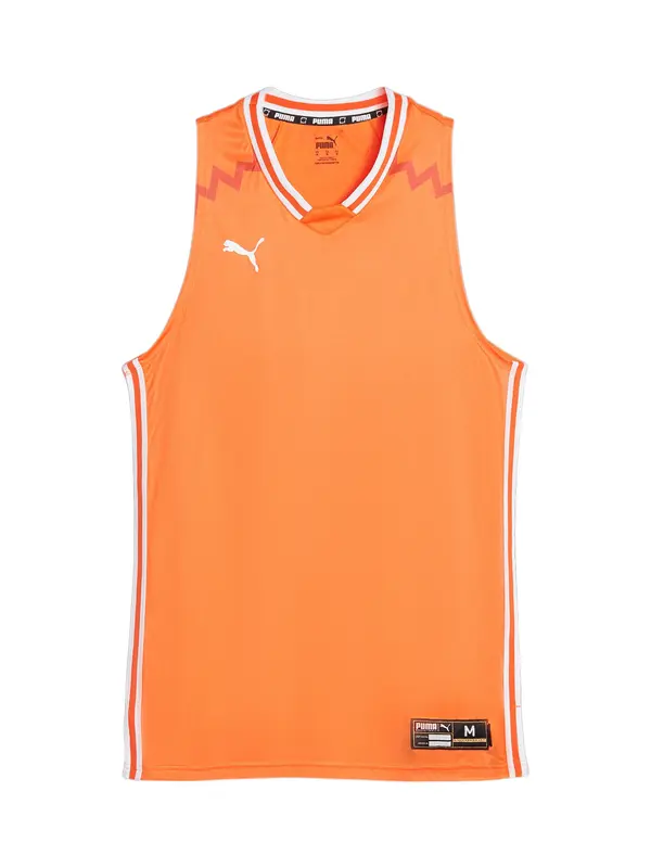 PUMA PUMA Dres 'Hoops Team Game'  ciglasto crvena / svijetlonarančasta / bijela