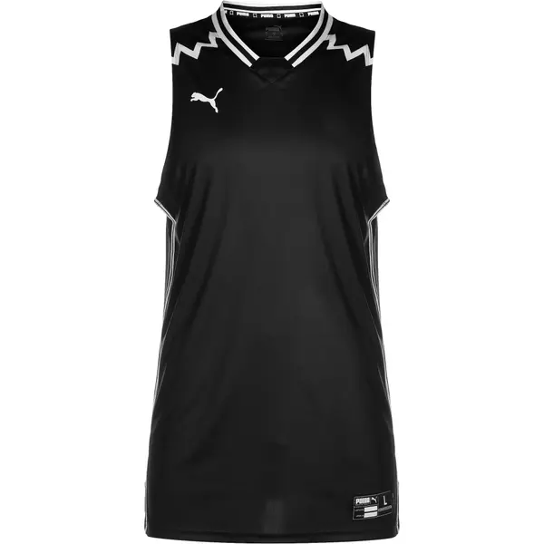 PUMA PUMA Dres 'Hoops Team Game'  crna / bijela