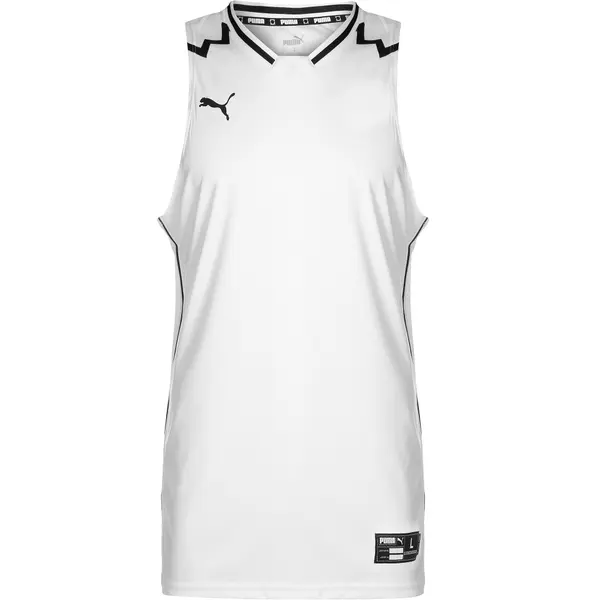 PUMA PUMA Dres 'Hoops Team Game'  crna / bijela