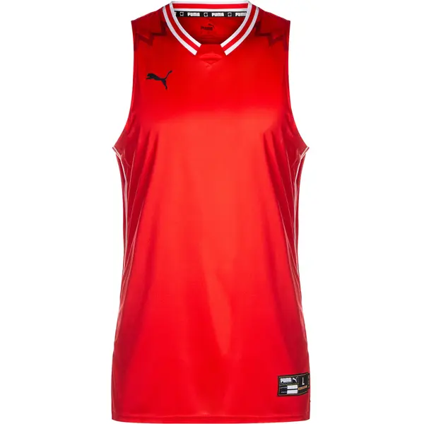 PUMA PUMA Dres 'Hoops Team Game'  crvena / crna / bijela