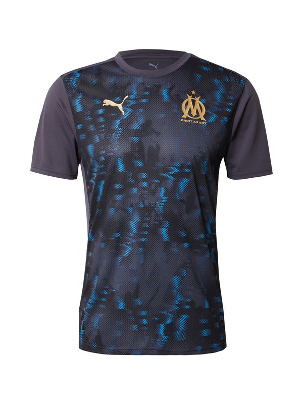 PUMA PUMA Dres 'Olympique De Marseille'  azur / zlatna / tamo siva