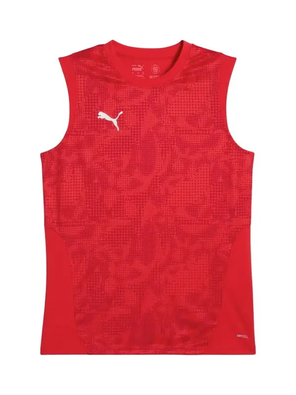 PUMA PUMA Dres 'teamCUP'  crvena / bijela