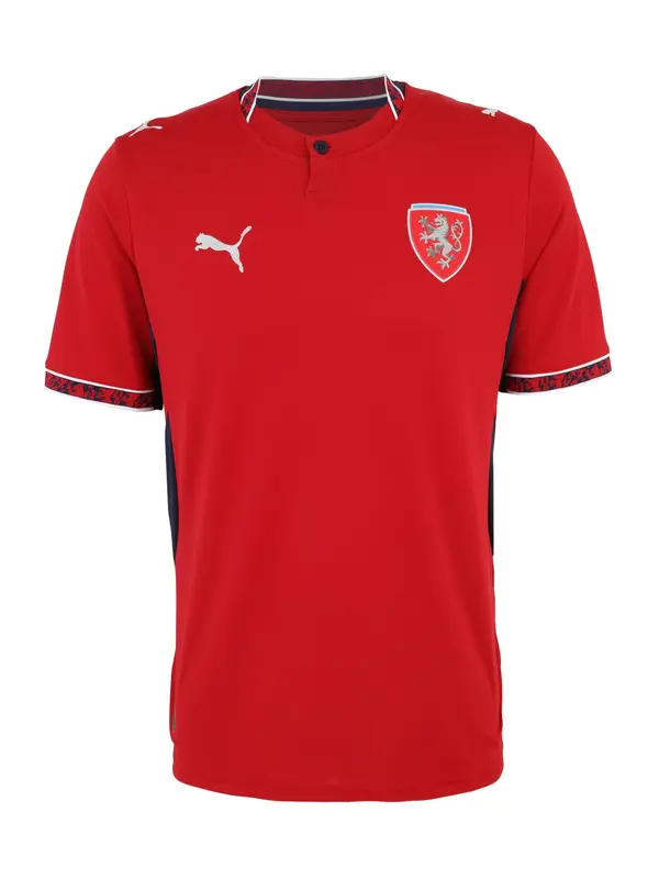 PUMA PUMA Dres 'Tschechien 2026'  trešnja crvena / crna / bijela