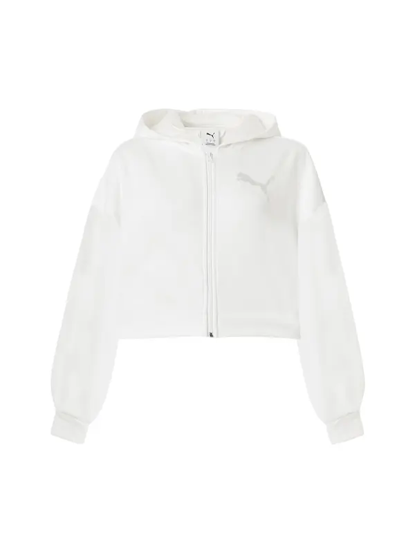 PUMA PUMA Gornji dio trenirke 'ESSENTIALS'  srebro / bijela