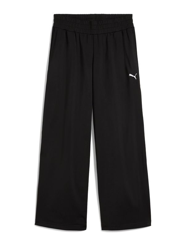 PUMA PUMA Hlače 'CLASSICS'  crna / bijela