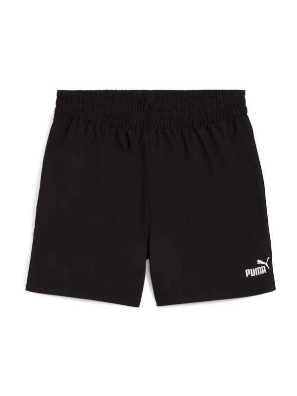 PUMA PUMA Hlače 'ESS'  crna / bijela