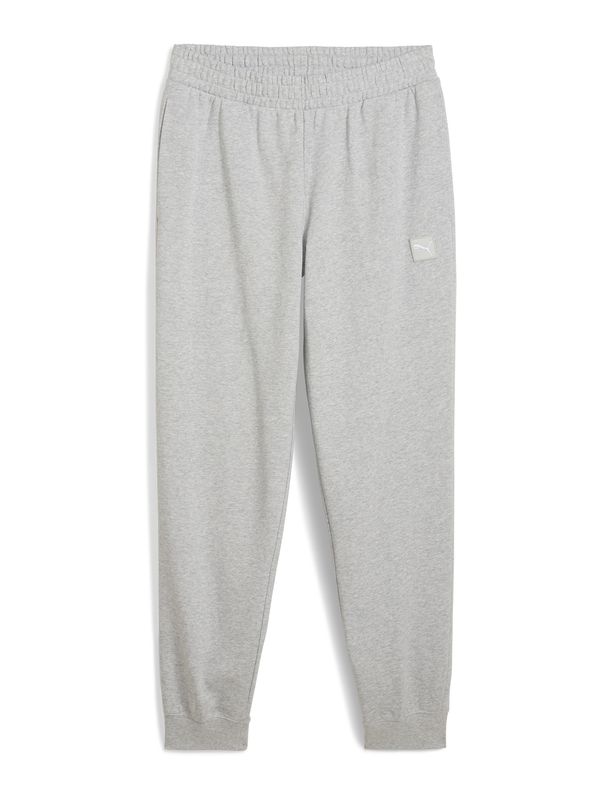 PUMA PUMA Hlače 'ESS ELEVATED'  siva melange