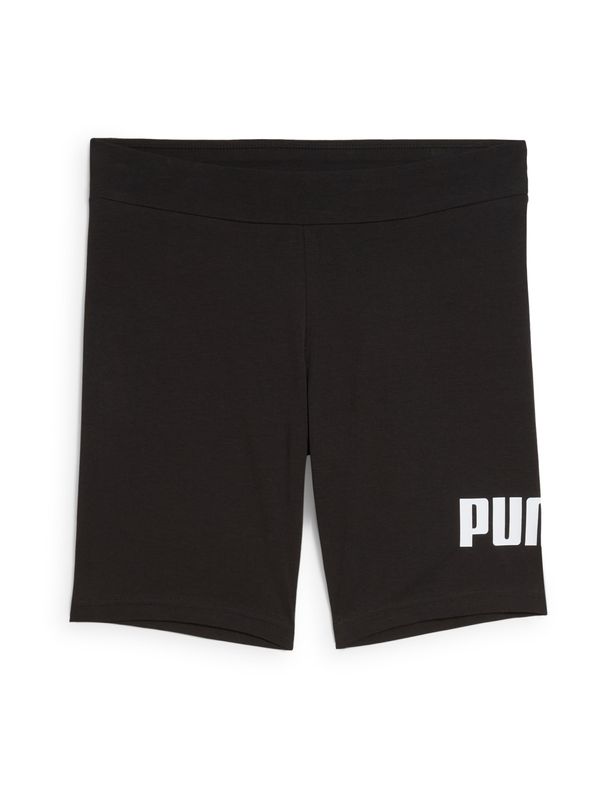 PUMA PUMA Hlače 'ESS No. 1'  crna / bijela