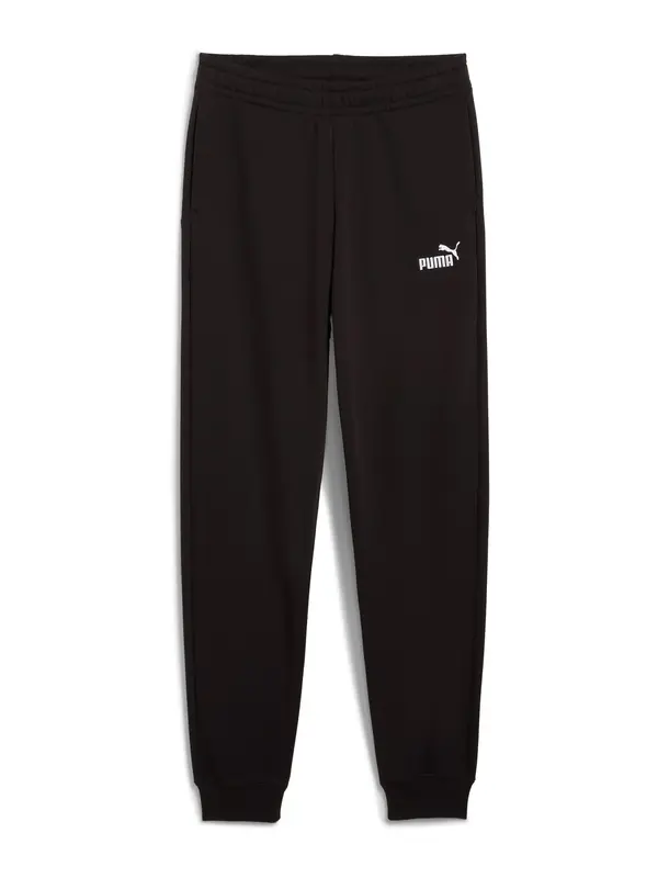 PUMA PUMA Hlače 'ESS No. 1'  crna / bijela