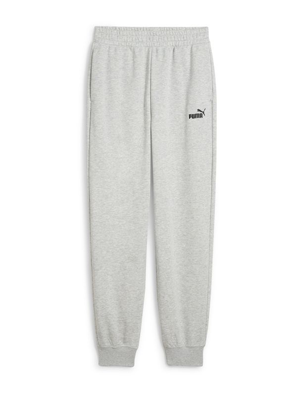 PUMA PUMA Hlače 'ESS No. 1'  siva melange / crna