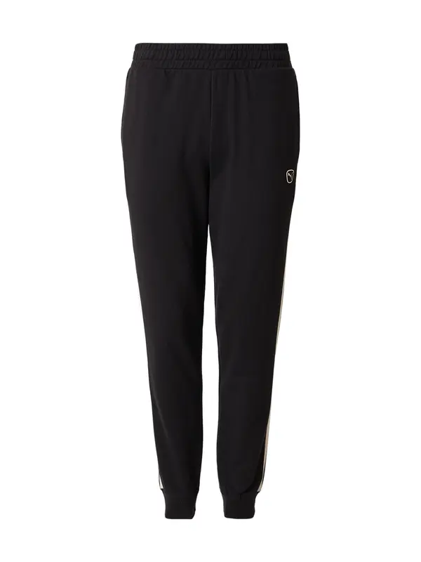 PUMA PUMA Hlače 'Essentials'  crna / bijela