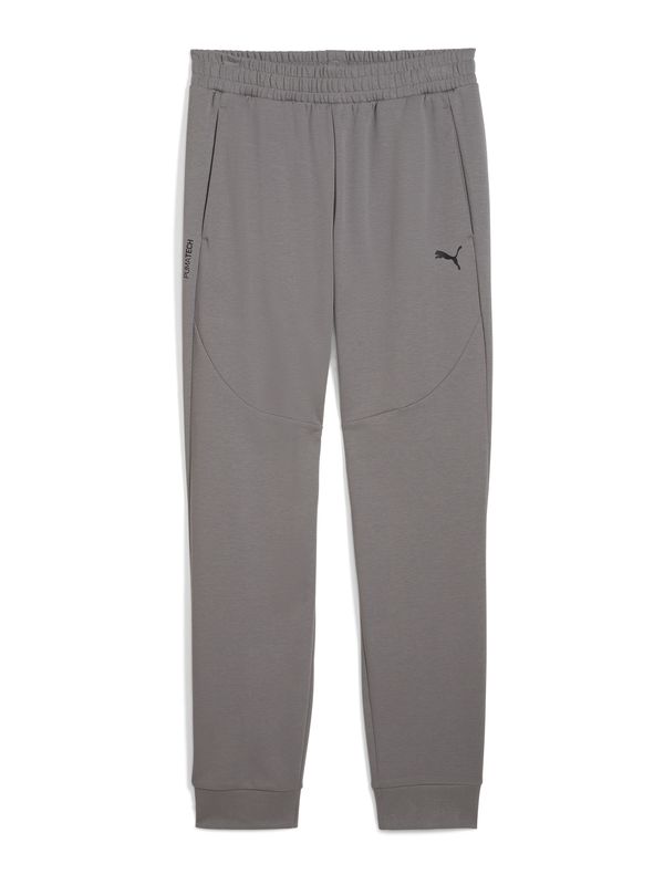PUMA PUMA Hlače 'PUMATECH'  kameno siva / crna