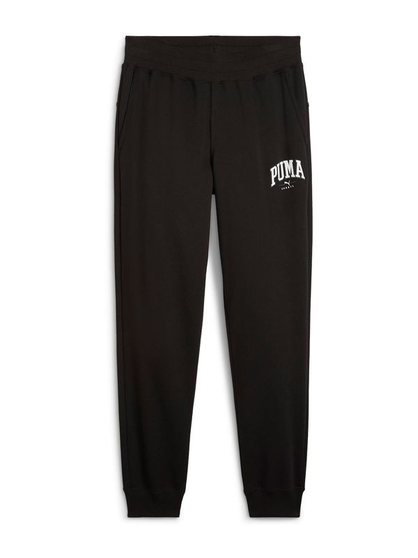 PUMA PUMA Hlače 'SQUAD'  crna / bijela