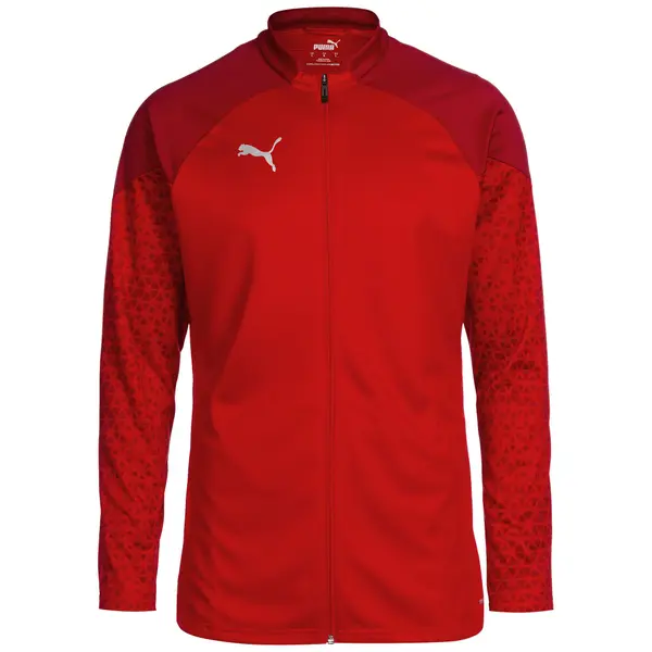 PUMA PUMA Jakna za vježbanje  crvena / bijela
