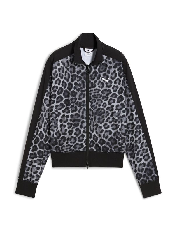 PUMA PUMA Jakna za vježbanje  siva / tamo siva / crna