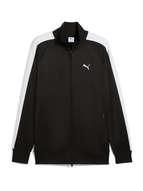 PUMA PUMA Jakna za vježbanje 'T7 ALWAYS ON'  crna / bijela