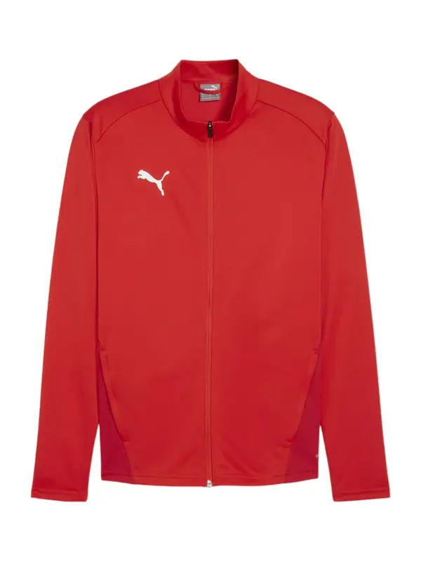 PUMA PUMA Jakna za vježbanje 'Team Goal'  crvena / bijela