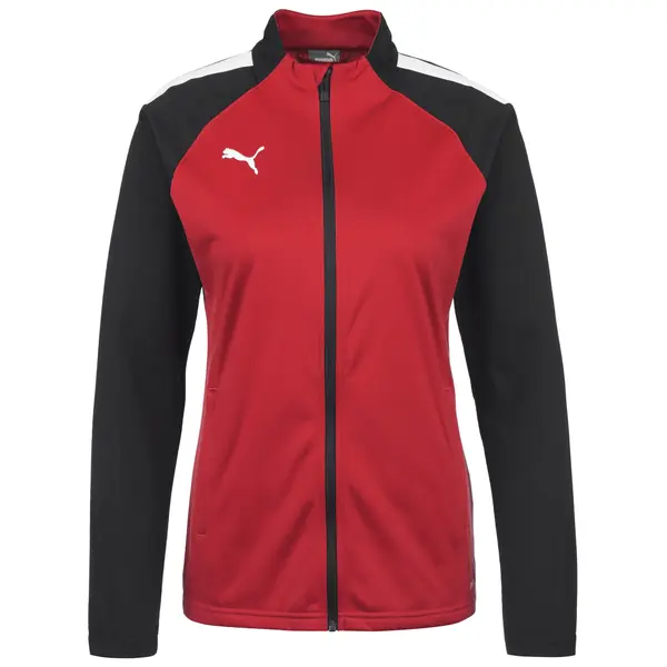 PUMA PUMA Jakna za vježbanje 'Team Liga'  tamno crvena / bijela