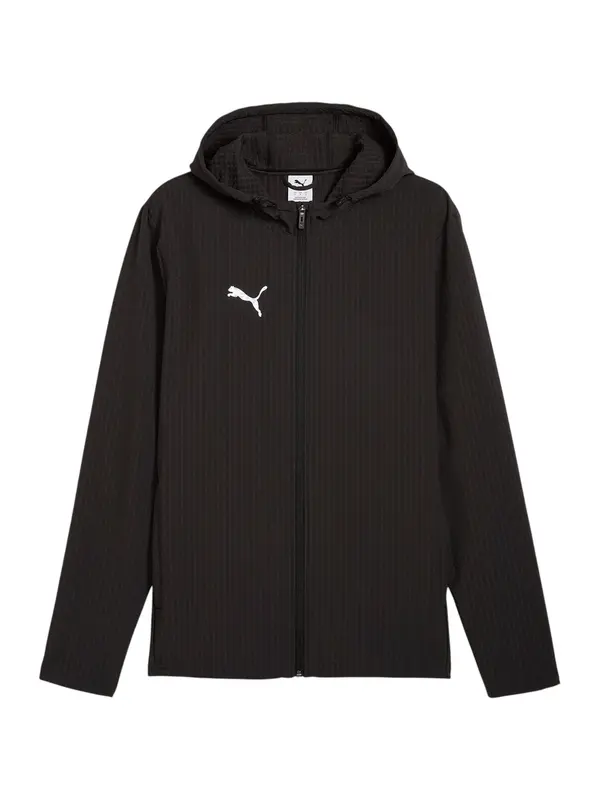 PUMA PUMA Jakna za vježbanje 'TeamAdditions'  crna / bijela