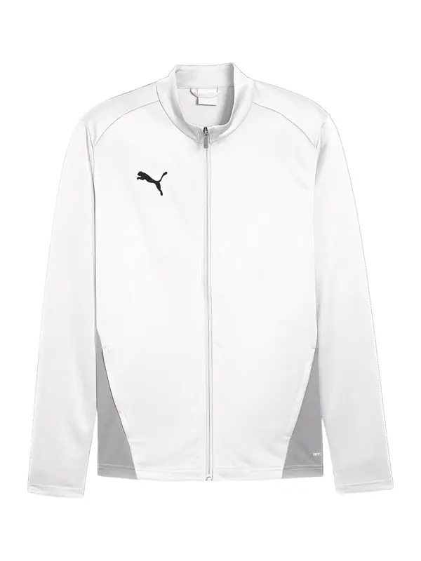 PUMA PUMA Jakna za vježbanje 'TeamGoal'  tamo siva / crna / prljavo bijela