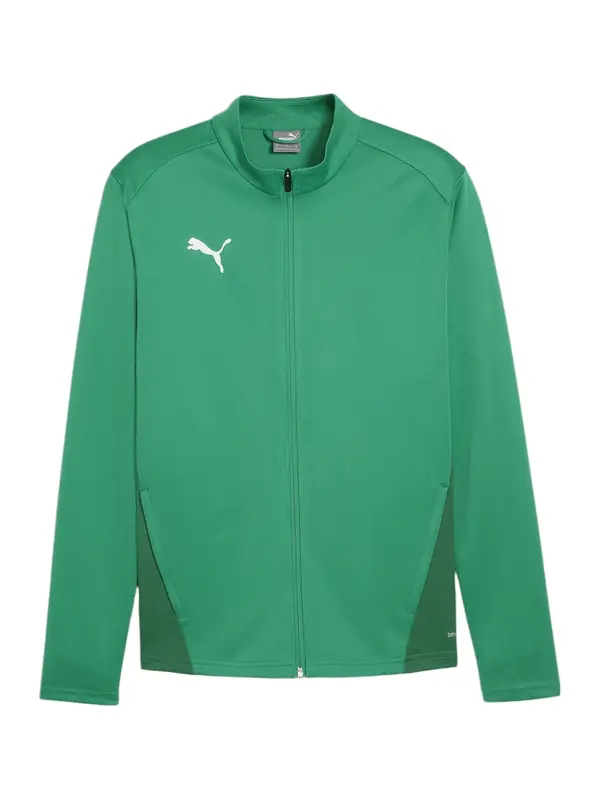 PUMA PUMA Jakna za vježbanje 'TeamGoal'  zelena / tamno zelena / bijela