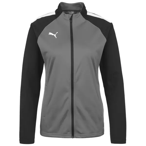 PUMA PUMA Jakna za vježbanje 'TeamLiga'  antracit siva / srebrno siva / bijela