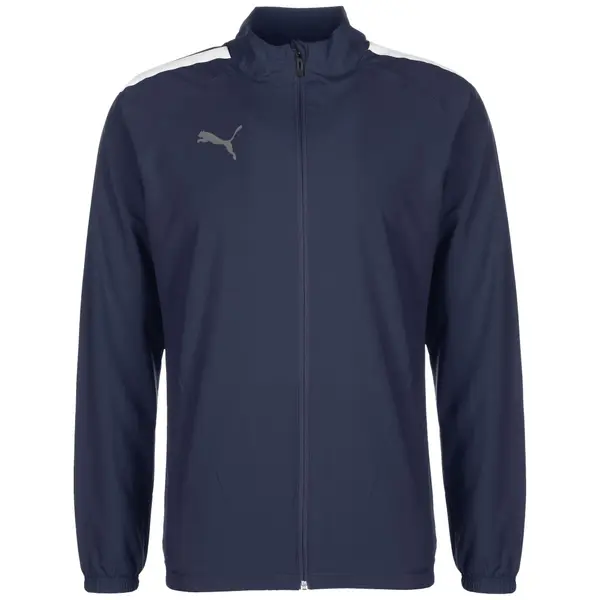 PUMA PUMA Jakna za vježbanje 'TeamLiga'  mornarsko plava / siva / bijela