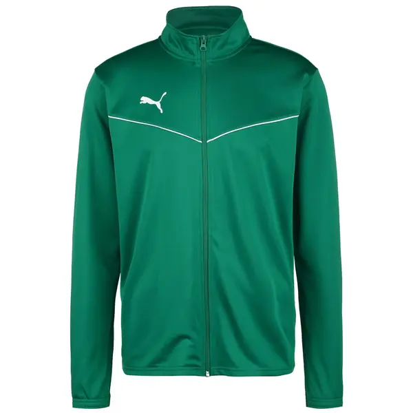 PUMA PUMA Jakna za vježbanje 'TeamRise'  travnato zelena / bijela
